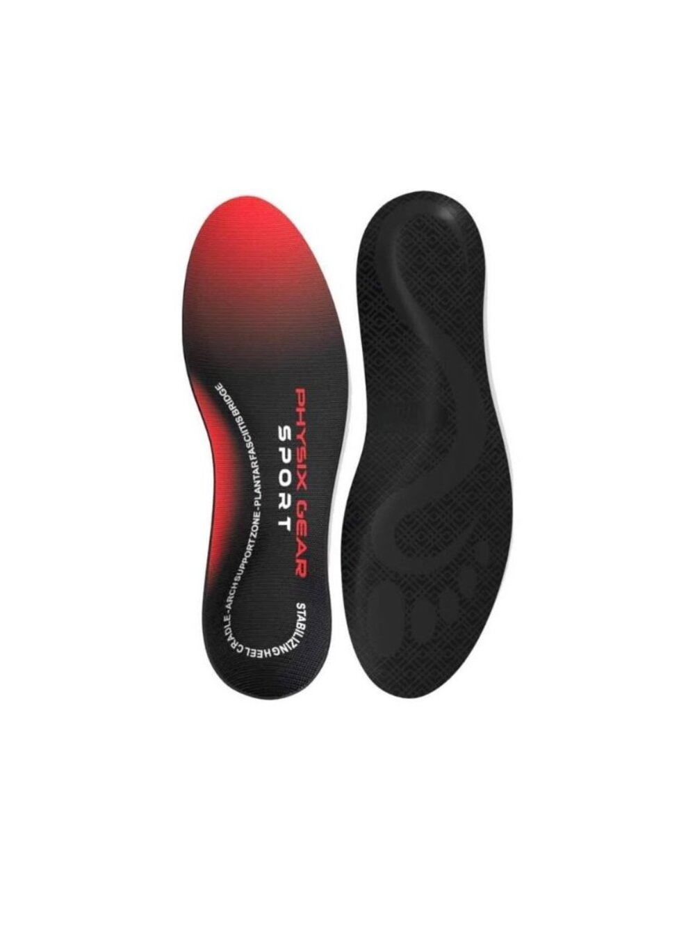 NEW! Physix Gear Sport Orthotic Insoles M7-7.5 / W9-9.5